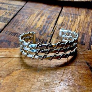 Western stacked cuff bracelet